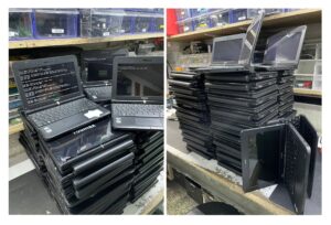 客戶賣來本店，百部手提電腦